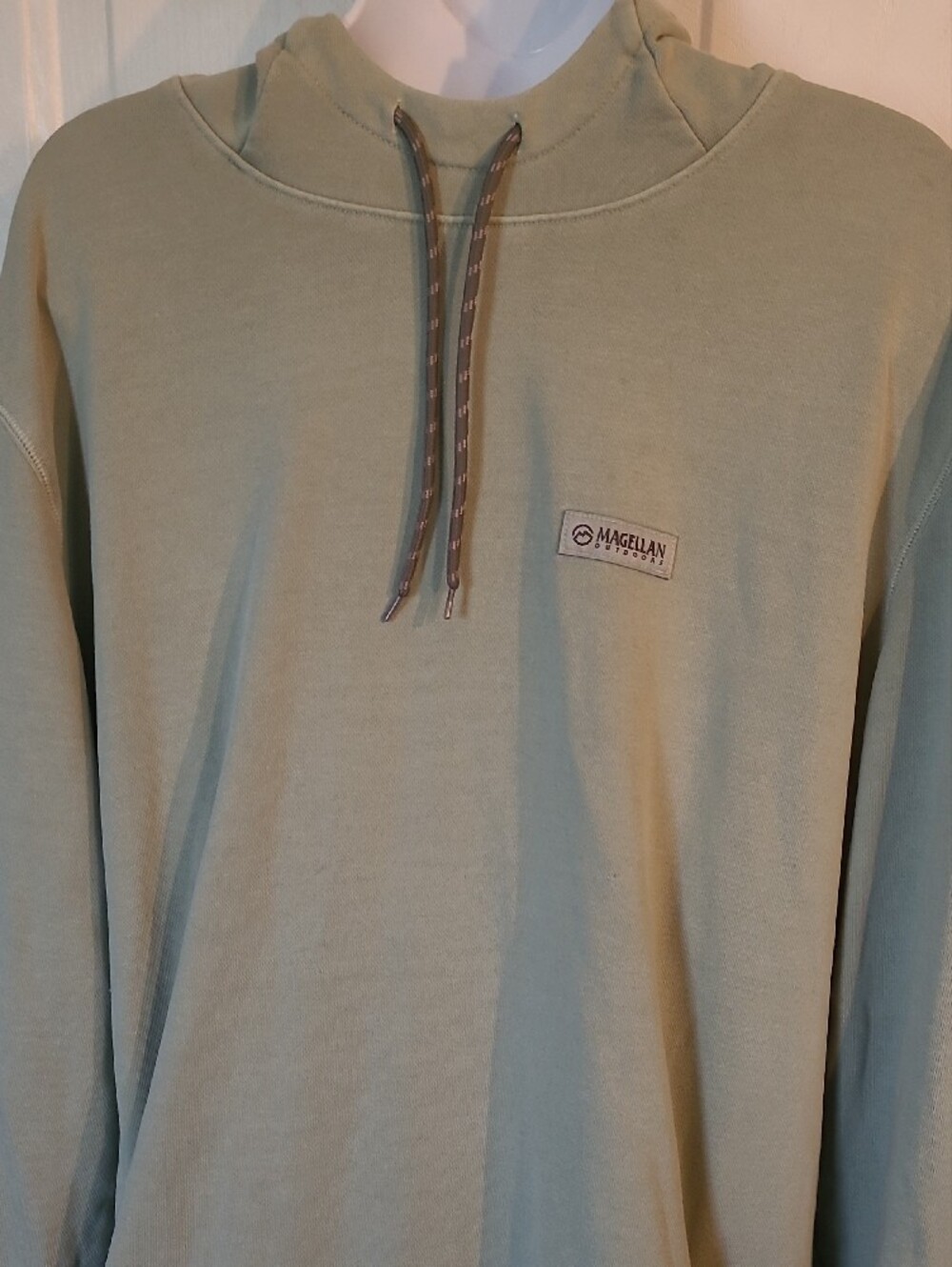 Magellan Outdoors Men's Hooded Long-Sleeve Shirt - Sage - Picture 2 of 16